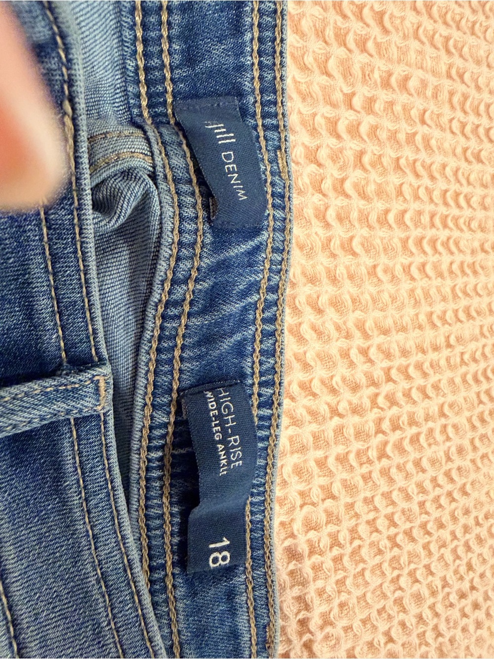 J. Jill Light Blue Wide-Leg Jeans - Picture 6 of 6